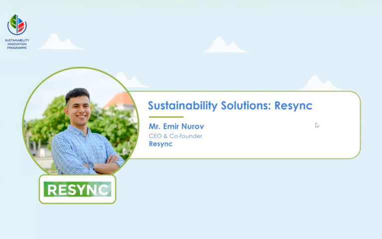 Sip 2022 Week 4 Execute Sharing And Tech Showcase By Resync - The Finlab’s Sustainability Innovation Programme 2022