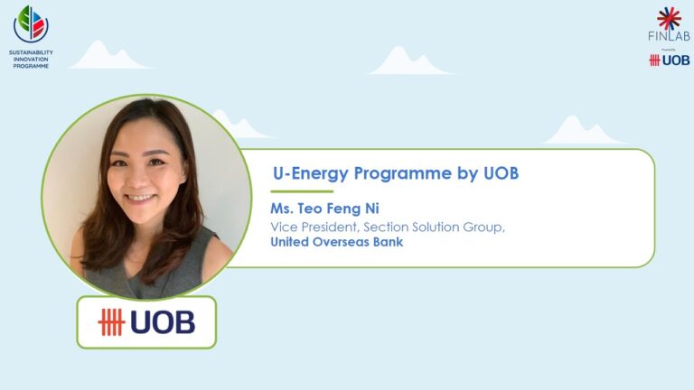 Showcase Of Uobs U Energy Programme - The Finlab’s Sustainability Innovation Programme 2022