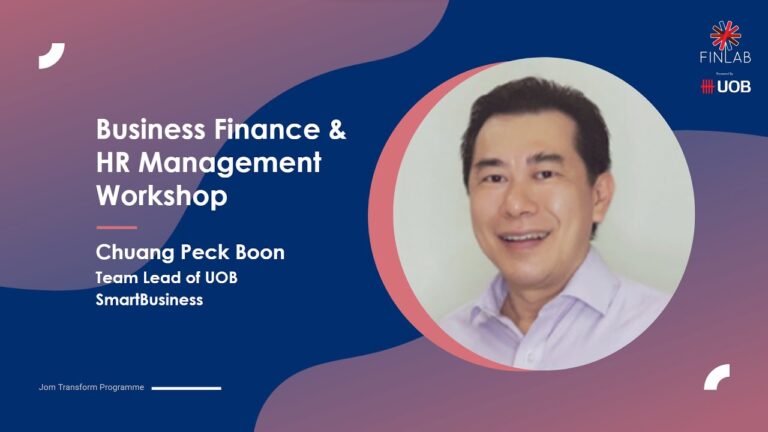 Business Finance Hr Management Wrkshop By Chuang Peck Boon - Jom Transform Programme – Womenpreneurs Edition