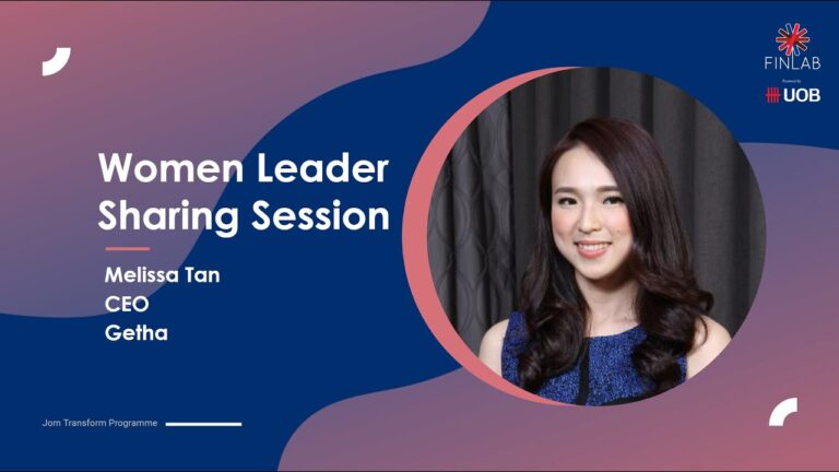Women Leader Sharing Session By Melissa Tan - Jom Transform Programme – Womenpreneurs Edition