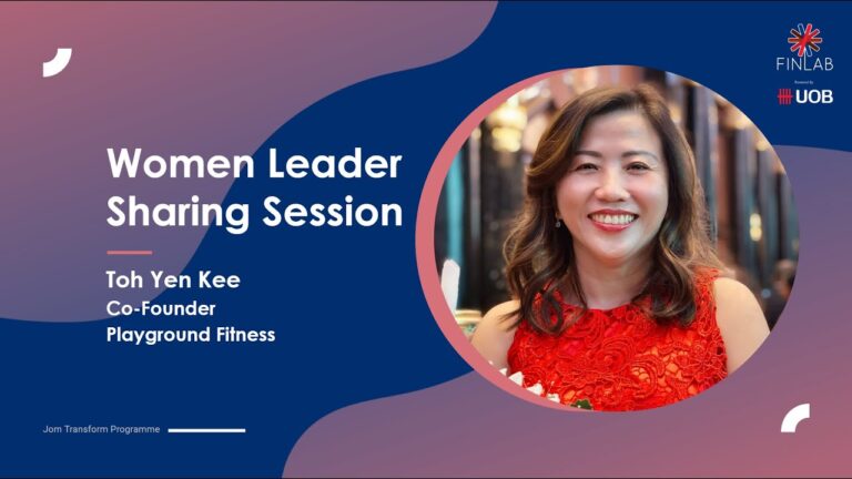 Women Leader Sharing Session By Toh Yen Kee - Jom Transform Programme – Womenpreneurs Edition