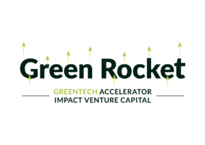 Green Rocket Logo With Tagline - The Greentech Accelerator 2024
