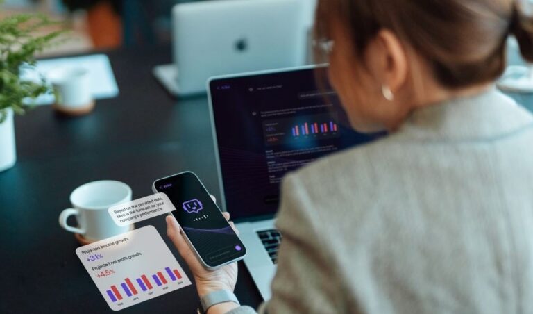 Employee Using Chatbot Analytics 2 - Ai Changemakers In Action: Building Business Readiness And Confidence