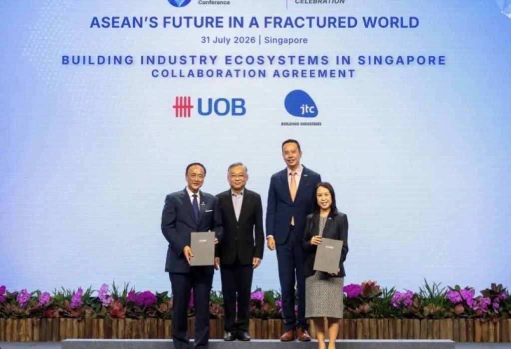 Uob And Jtc Mou - Uob And Jtc Sign Agreement To Grow Industry Ecosystems In Singapore